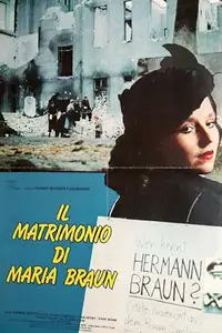 Il matrimonio di Maria Braun (1979) - Film Streaming HD